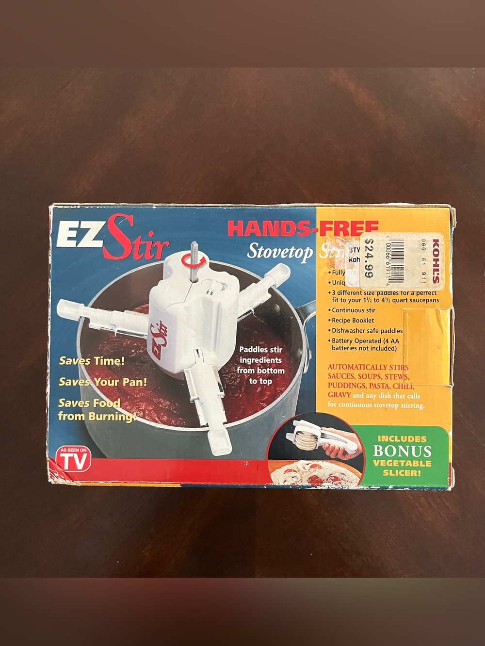 Original EZ Stir Hands-Free Stovetop Stirring System, As Seen On TV,
Vintage New